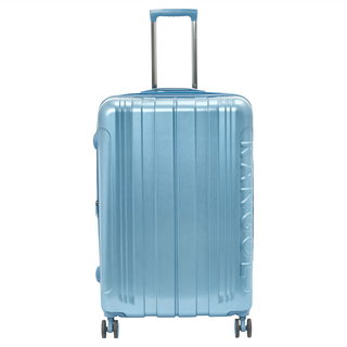 KANGOL 袋鼠 立體LOGO防盜拉鍊行李箱 20吋 冰藍色 輕量登機箱