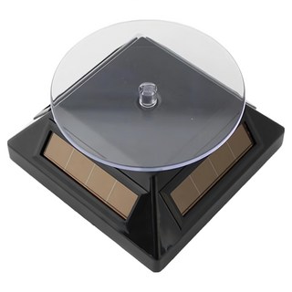 E.City 360度光動能商品旋轉展示架 顏色隨機 銷售展示/公仔展示, 1個