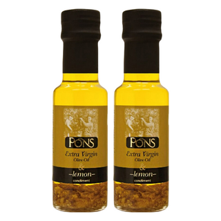 PONS 龐世 特級冷壓橄欖油 檸檬風味 西班牙原裝進口, 125ml, 2瓶