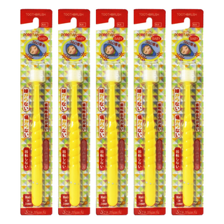 STB Higuchi 360度嬰幼兒牙刷 顏色隨機, 5支, 1支