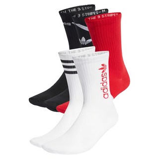 adidas original GRAPHIC CR 5PP 運動襪 5雙