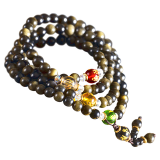 金曜石手鍊 108珠, 手圍(14~15cm), EL2006