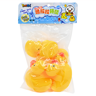 風車圖書 Food超人 嚕拉拉時間 小鴨, Set 6個, FUNNY BATH GAME!, 6個月以上, 1組