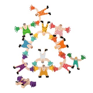 TOPBRIGHT 特寶兒 健美先生疊羅漢, 26部件, 36個月以上, 手指大力士疊疊樂, 多色, 1組