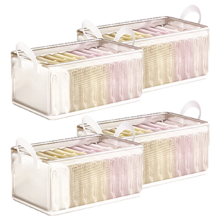 折疊鋼架收納盒 Set PVC鋼架 可堆疊, 中號(30 x 24 x 17cm), C201, 12個