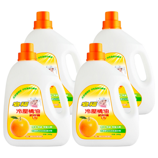 皂福 冷壓橘油肥皂精, 2.4kg, 4桶