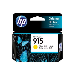 hp 惠普 Officejet 915 墨水匣, 黃色, 1個
