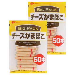 Natori Food 大袋起司魚板棒 Set 50入 超大容量爆漿香濃, 600g, 2袋