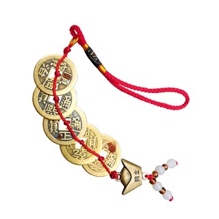 財神小舖 五帝錢吊飾，雙倍吸金，守財必備，助財運亨通，化解五黃煞與二黑煞，帶來平安順遂, DSM-1006, 1個