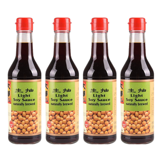 大華醬油 特級純釀造醬油 生抽, 305ml, 4瓶