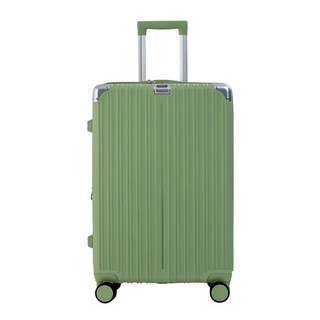 ROYAL 防爆加大旅行箱 大容量, 48 x 32 x 70cm, 暖煦假期 綠色, 1個