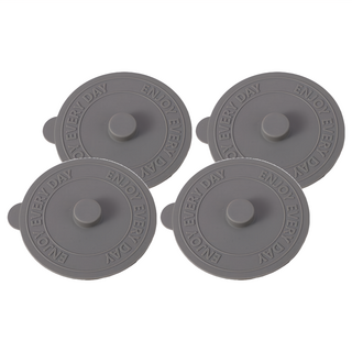 G676矽膠密封杯蓋, 水泥灰, 4個