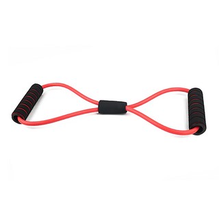 A-ZEAL 多功能8字拉力器 15磅 LL003 紅色 健身拉力繩 彈力帶 輕巧便攜, 1個, 40 x 12 x 6cm