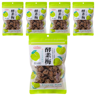 惠香 酵素梅, 酸度適中, 生津止渴, 夾鏈袋包裝, 160g, 5包