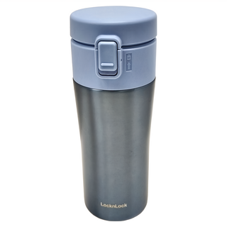 LocknLock 樂扣樂扣 樂活一鍵式彈跳保溫杯, LHC3280BLU, 360ml, 1個