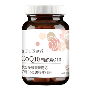 Dr. Nutri 芯漾生醫 輔酵素Q10, 添加多種營養配方，促進CoQ10有效利用，60顆, 570mg, 1瓶