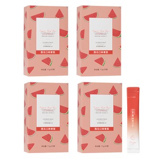 咪咪購物 旅行便攜漱口水 西瓜口味 20條 清新口氣, 220g, 4盒