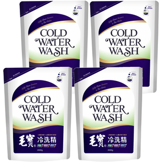 毛寶 冷洗精補充包, 2kg, 4包
