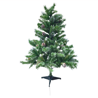 三種葉松果飄雪自動樹, 綠色