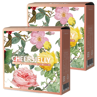CHEERSJELLY 舉杯低卡 蒟蒻凍 蘋果 6條, 396g, 2盒