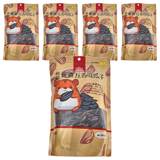 松鼠 香濃五香味瓜子, 500g, 5包