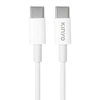 Kinyo TYPE-C to TYPE-C 充電傳輸線, 1m, USB-TYC05, 1條