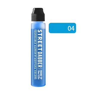 mtn STREET PAINT DABBER 壓克力軟帽筆 - 30ml, 阿凡達藍, 1支