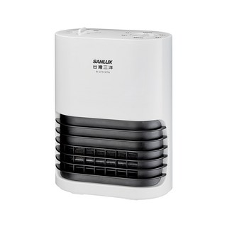 SANLUX 台灣三洋 直立式陶瓷電暖器 R-CF518TN, PTC陶瓷安全發熱體, 暖風二段調節, 過熱/傾倒自動斷電保護, 負離子產生器