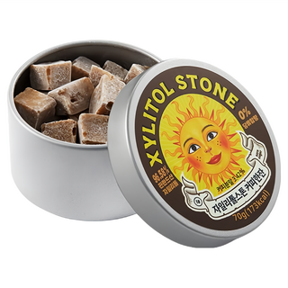 XYLITOL STONE Candy 韓國木糖醇小方糖 18 咖啡, 1個, 70g