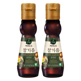 CJ bibigo 芝麻油 160ml 100% 冷壓榨取, 2罐