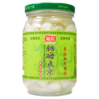 龍宏 糖醋良京, 台灣產蕎頭，無添加防腐劑, 380g, 1罐