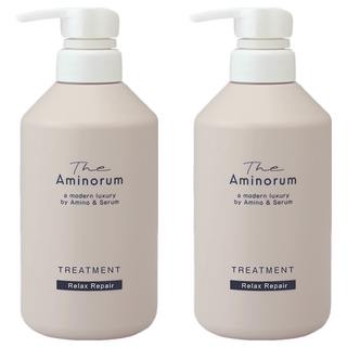 KUMANO 熊野油脂 The Aminorum 奢華氨基酸修護潤髮乳 TREATMENT, 400ml, 2瓶
