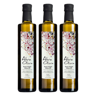 Alva Oliva 艾娃橄欖 特級冷壓初榨橄欖油 750ml，西班牙橄欖油世家，Picual品種，適合各種烹調方式, 3瓶