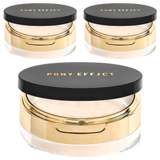 PONY EFFECT 絕對控油烘焙蜜粉，細緻霧面妝感，持久立體輪廓, Pink Beige, 3個