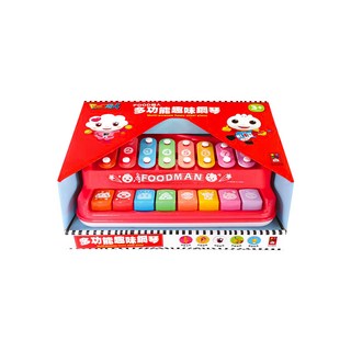 風車 FOOD超人 多功能趣味鋼琴, 紅, 1個