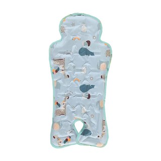 我家寶貝 嬰兒推車透氣冰珠涼墊 70 x 31cm, 動物園, 1個
