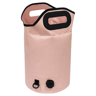 apex Innovation 便攜式折疊足浴泡腳桶 排水閥款 520g, 果粉色, 1個