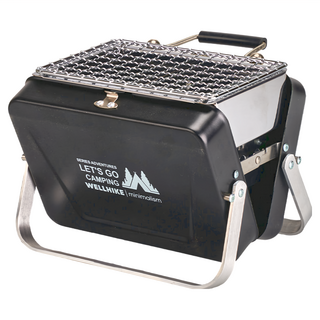 WellHike 玩客 手提式迷你烤爐 19.5 x 15 x 15cm 750g, 黑色, 1個