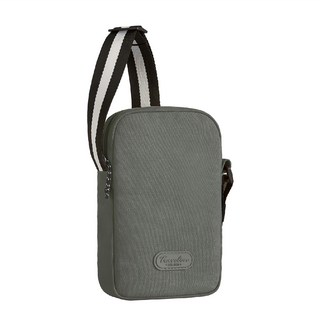 TRAVELON coastal帆布斜背包 輕巧方便, 13 x 20 x 4.5cm, 岩灰色