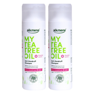 alkmene 歐珂蔓 我的茶樹精油抗屑洗髮精，2週內減少頭皮屑，純素，不含微塑料配方, 200ml, 2瓶
