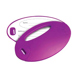 Travel Blue 英國藍旅 螢光行李掛牌 隱藏式設計 PVC塑料 ABS樹脂