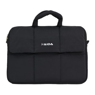 台灣 AIDA Comfy 雲朵筆電包 附背帶 15/16吋 經典黑, 1個