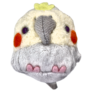 迷你動物造型沙包娃娃，6歲以上兒童適用, 灰奇鸚鵡, 1個