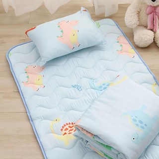 Roberta Colum 諾貝達卡文 石墨烯天絲兒童睡墊 + 睡袋 + 枕頭3件組, 萌龍王國