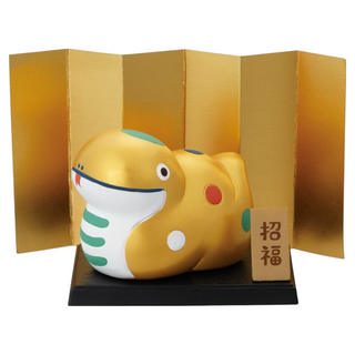 Concombre Decole 金蛇生肖擺飾 樹脂材質, 金