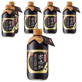 萬家香 零添加黑豆醬油 無麩質 不含糖分, 450ml, 6瓶