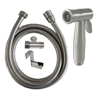 LEADER 麗達 多用途不繡鋼強力清潔沖洗全配組 NA104-15 1.5m 搭馬桶掛座 485g