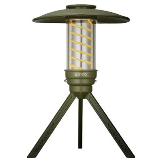 Kinyo 小燈塔百變螺旋露營燈 CP-079, 1個, 綠色