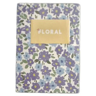 德德小品集 精裝手帳本, 膠套封皮, 彩色方格內頁, 封面小卡4張, 花房, 1本