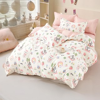 戀家小舖 精梳純棉床包枕套組